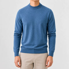 Trui met crew neckline en lange mouwen