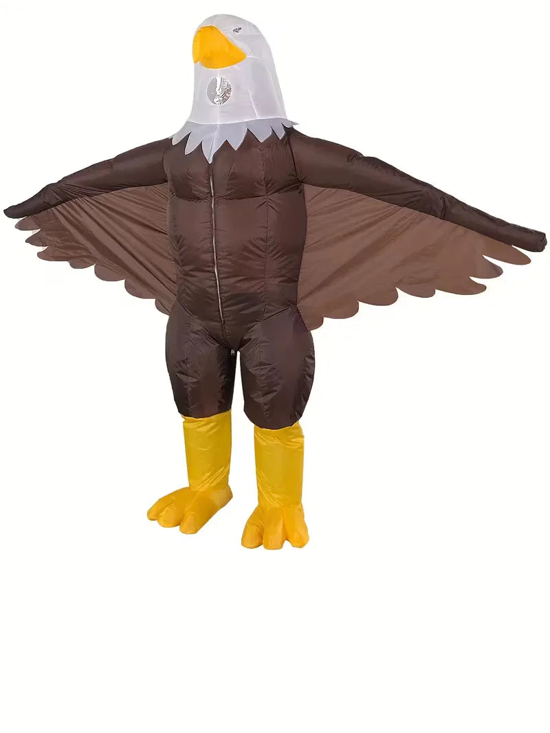 Opblaasbaar kostuum in de vorm van een adelaar