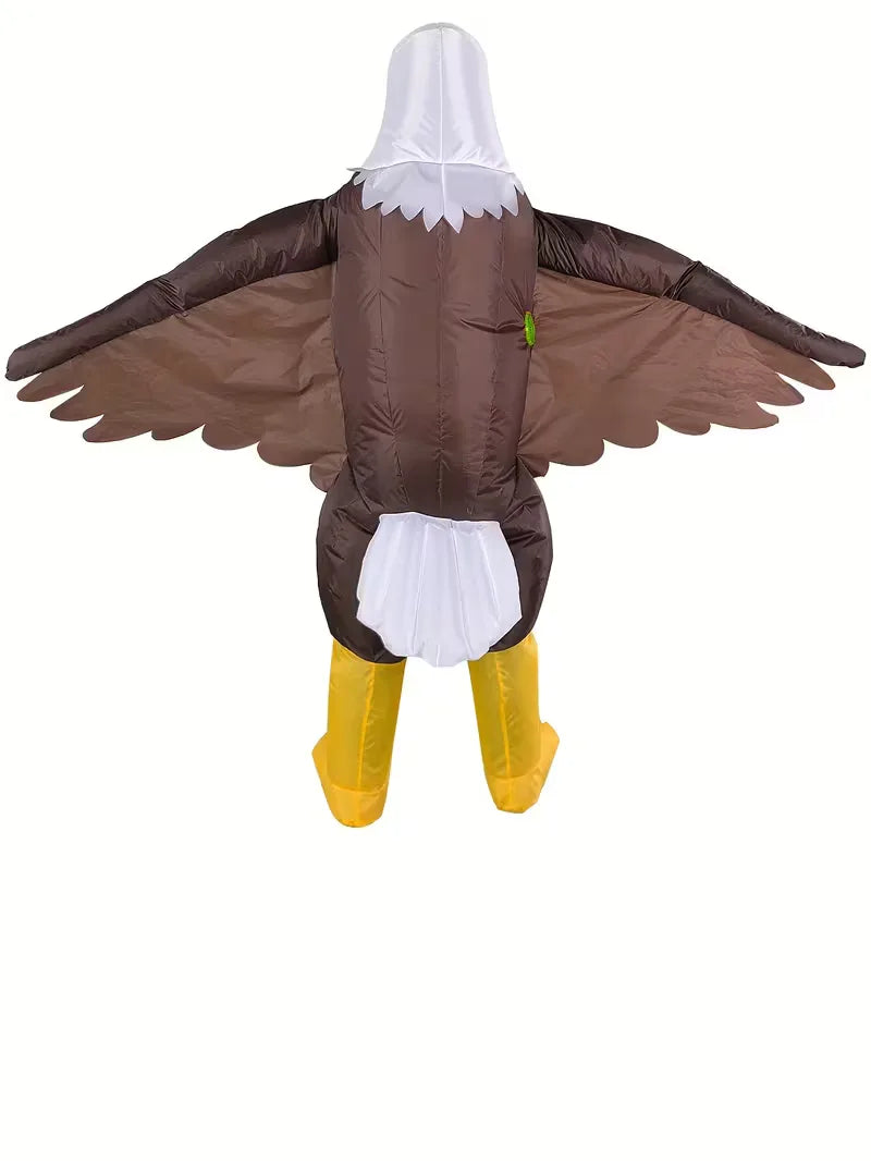 Opblaasbaar kostuum in de vorm van een adelaar