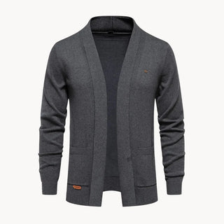 Open cardigan met v-hals en lange mouwen