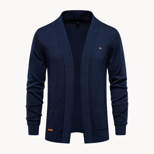 Open cardigan met v-hals en lange mouwen