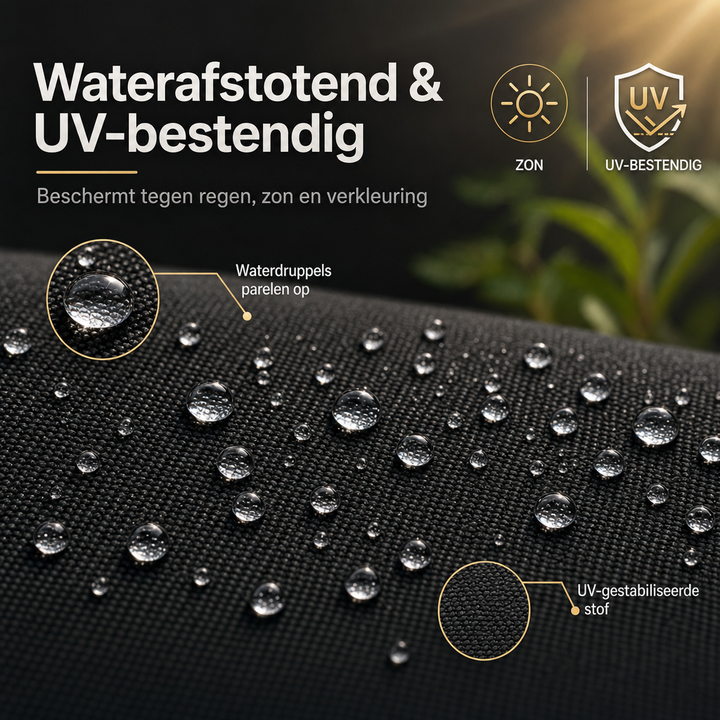 L Vormige Tuinmeubelhoes 250x250x90 cm Waterdicht - Loungeset Hoes