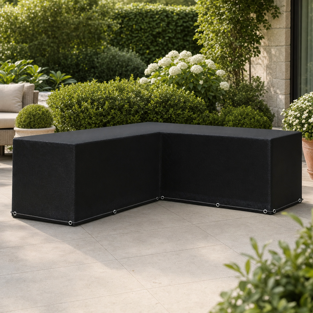 L-Shaped Garden Furniture Cover 250x250x90 cm Waterproof - Lounge Set Cover