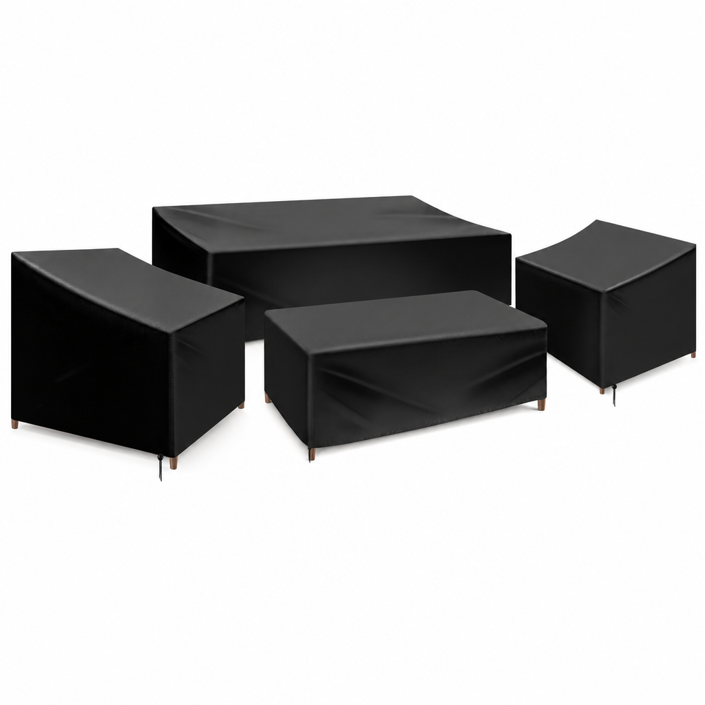 Garden Furniture Cover Set 4 Pieces Waterproof - Protective Cover Patio Furniture