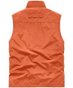Bodywarmer met hoge kraag