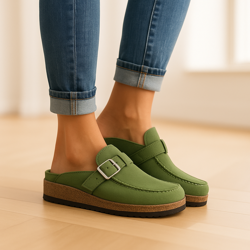 Orthopedische sandalen met gespsluiting