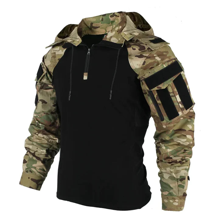 Jasper | Tactische herenpullover met capuchon