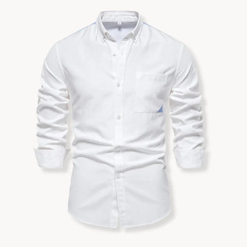 Overhemd met button-down kraag en borstzak