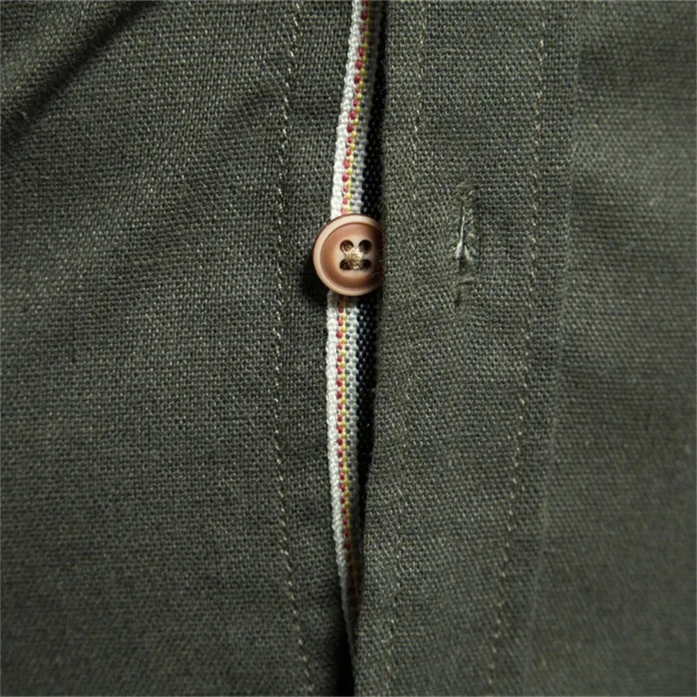 Overhemd met button-down kraag en borstzak