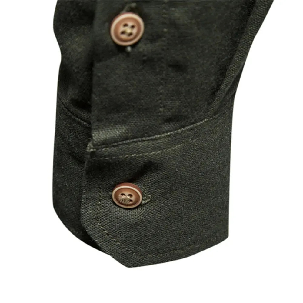 Overhemd met button-down kraag en borstzak