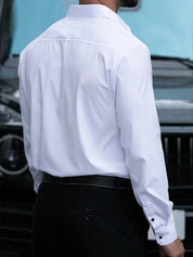 Overhemd met geometrisch patroon en slim fit