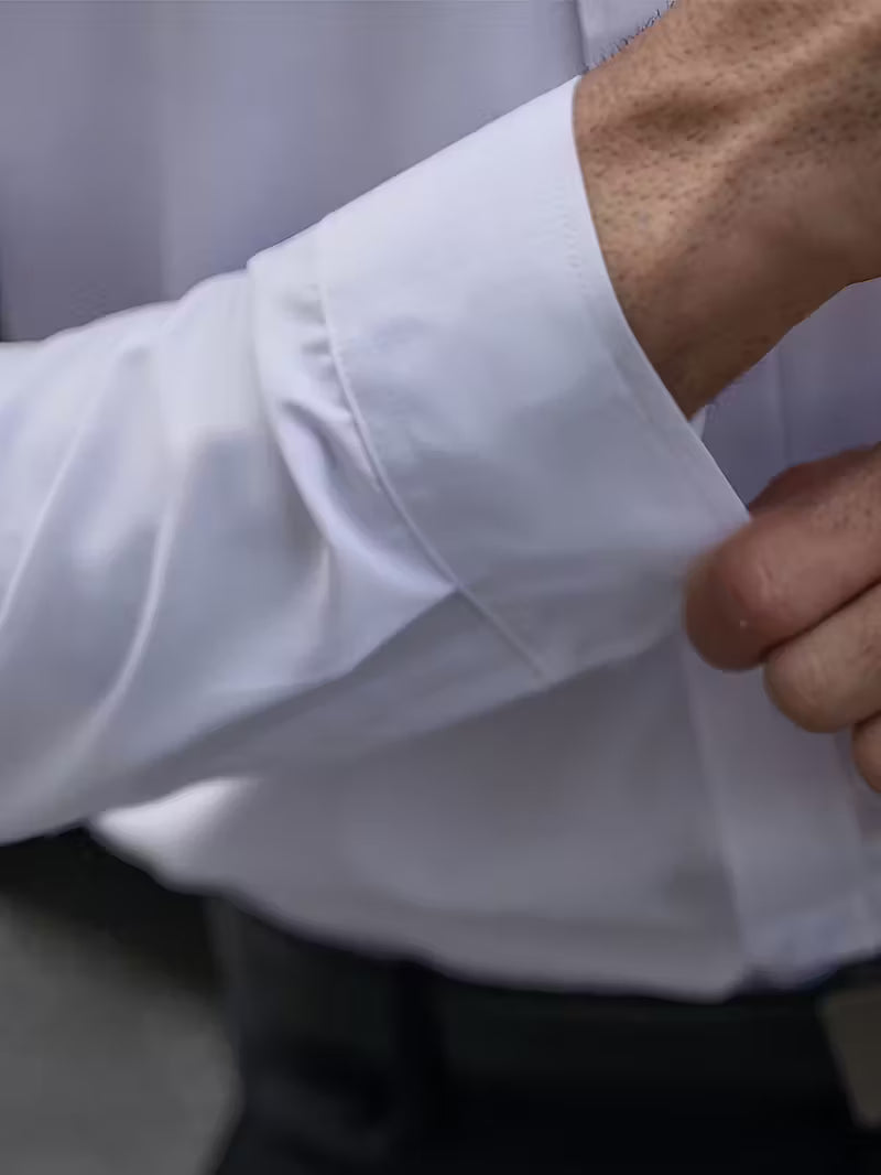 Overhemd met geometrisch patroon en slim fit