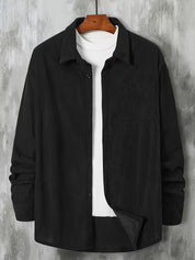 Overhemd met losse pasvorm en puntkraag