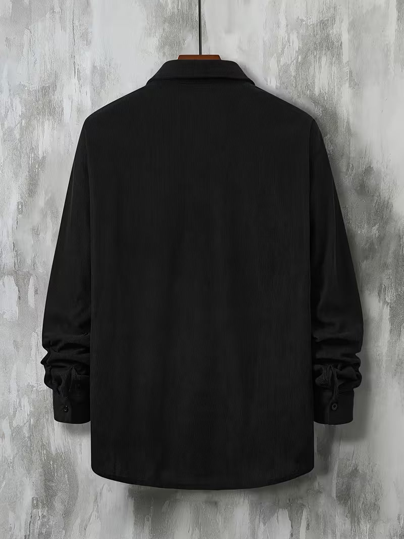 Overhemd met losse pasvorm en puntkraag