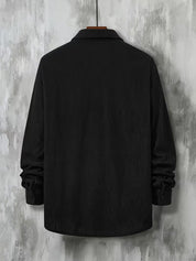 Overhemd met losse pasvorm en puntkraag