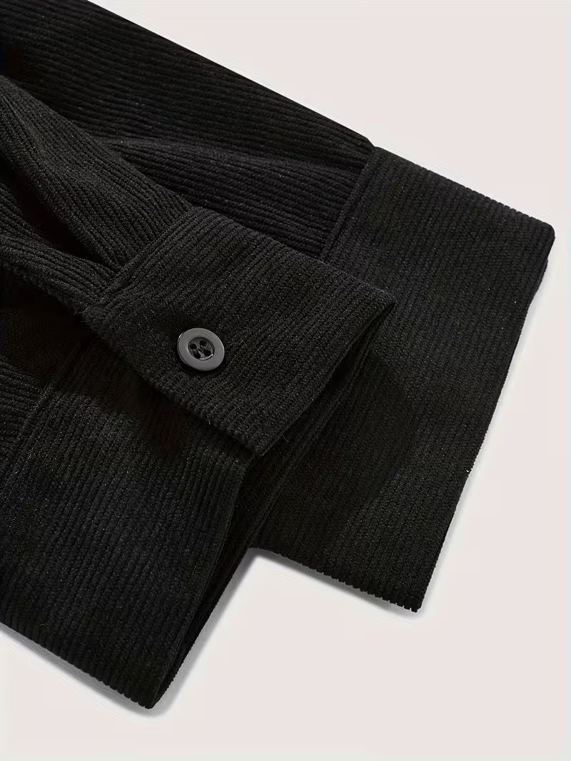 Overhemd met losse pasvorm en puntkraag