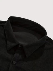 Overhemd met losse pasvorm en puntkraag
