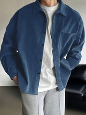 Overhemd met losse pasvorm en puntkraag