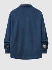 Overhemd met losse pasvorm en puntkraag