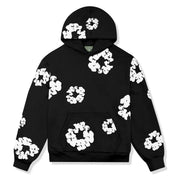 Oversized hoodie met bloemenprint en capuchon