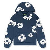 Oversized hoodie met bloemenprint en capuchon