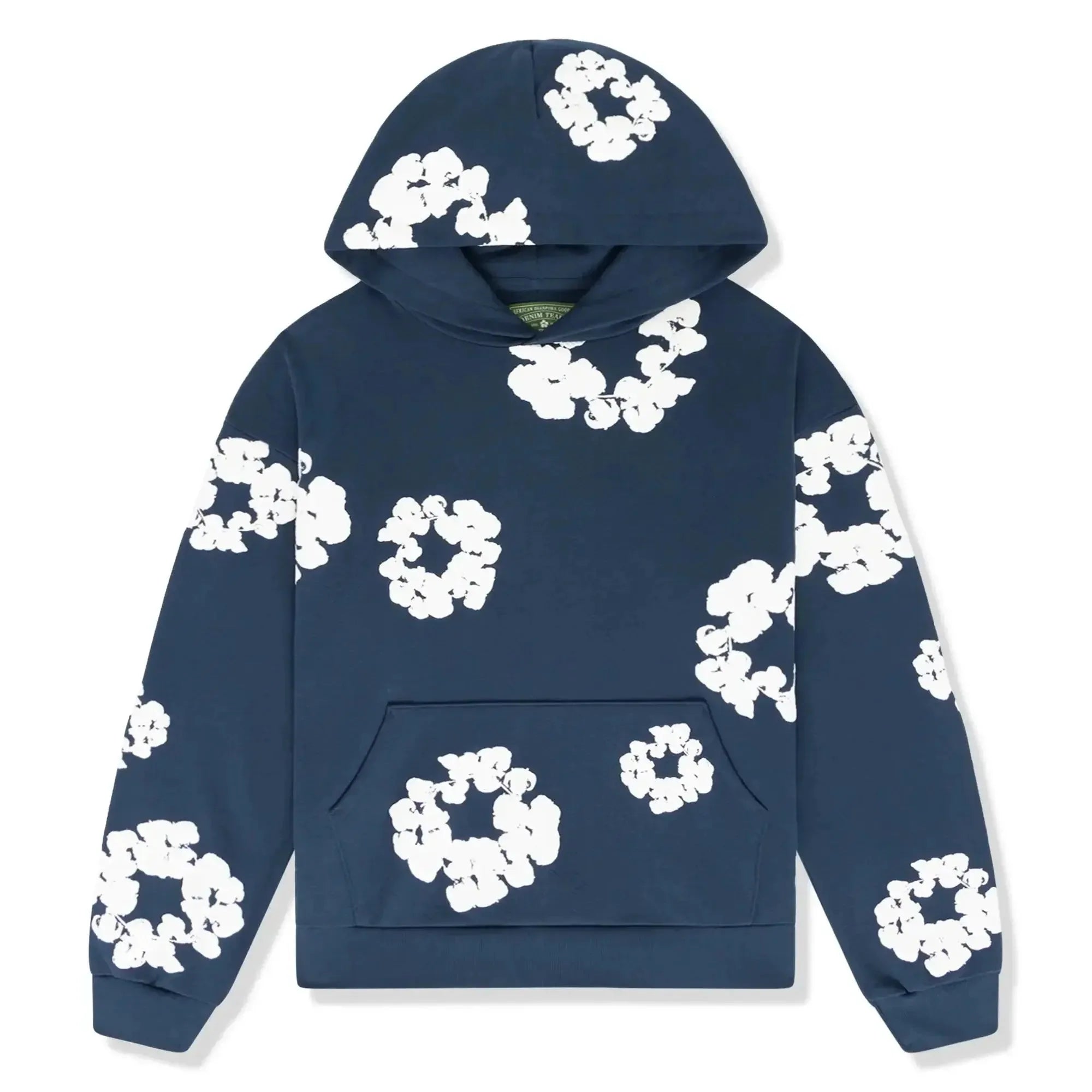 Oversized hoodie met bloemenprint en capuchon