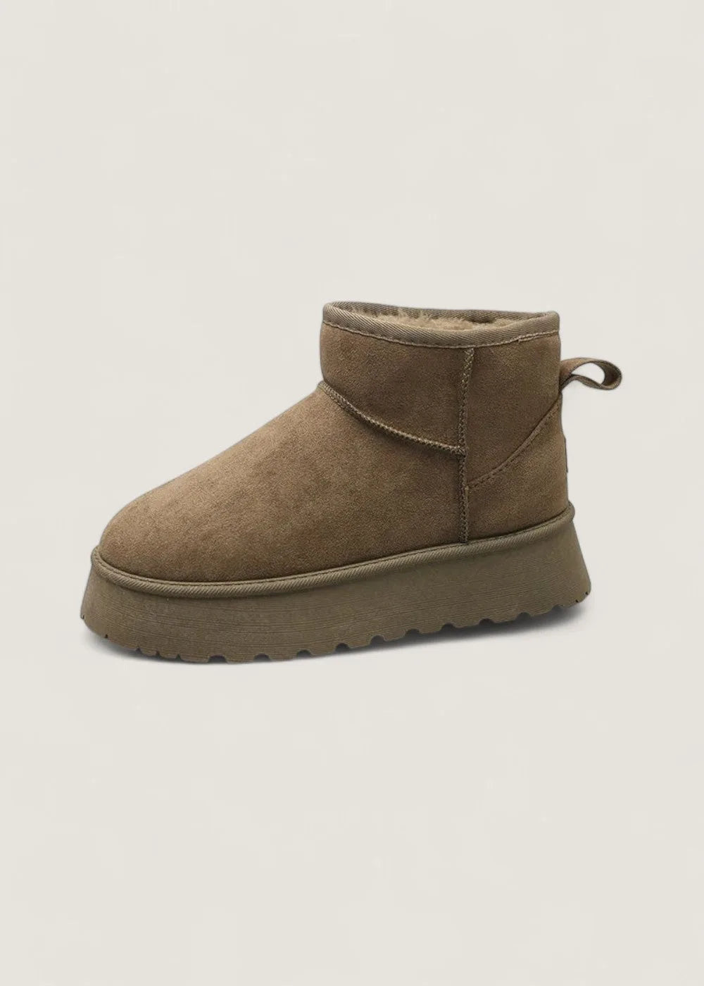 Winter boots met cushioned interior