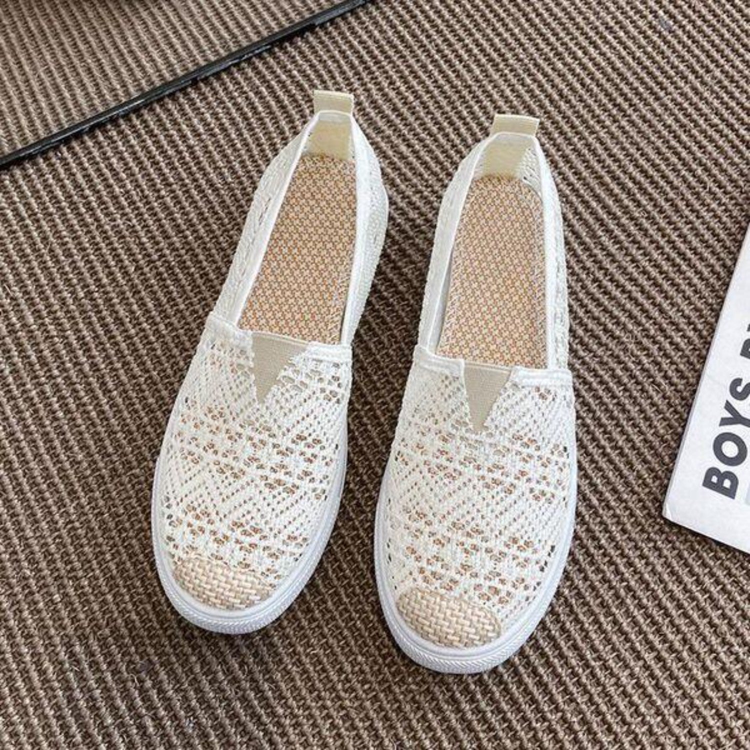 Roxy | Canvas espadrilles met ronde neus