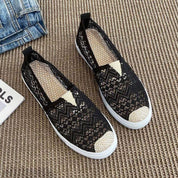 Roxy | Canvas espadrilles met ronde neus