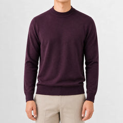 Trui met crew neckline en lange mouwen