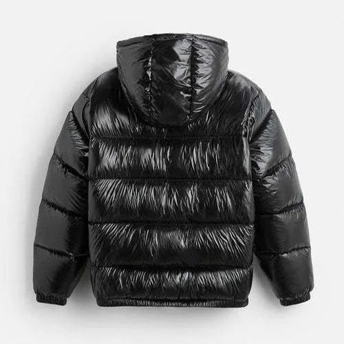 Puffer jacket met capuchon