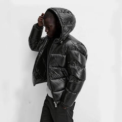 Puffer jacket met capuchon