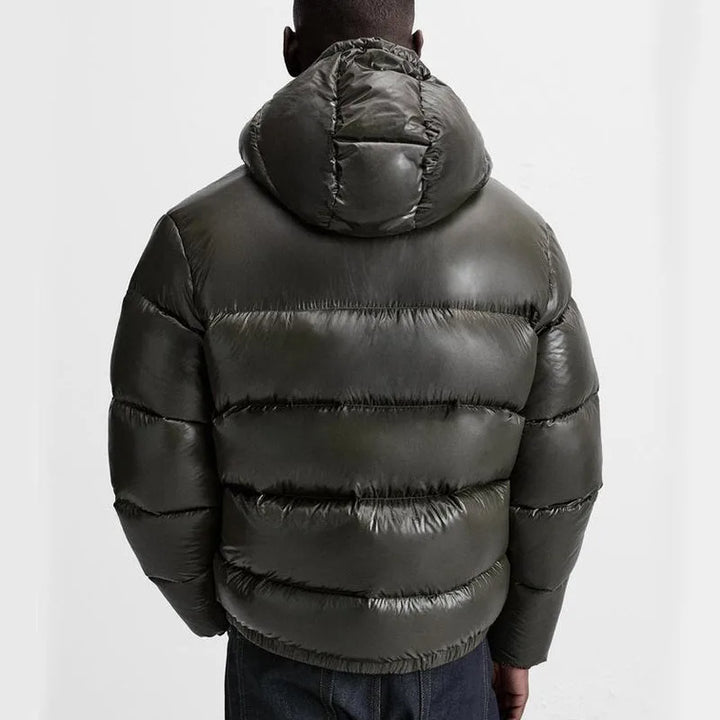 Puffer jacket met capuchon