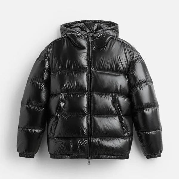 Puffer jacket met capuchon