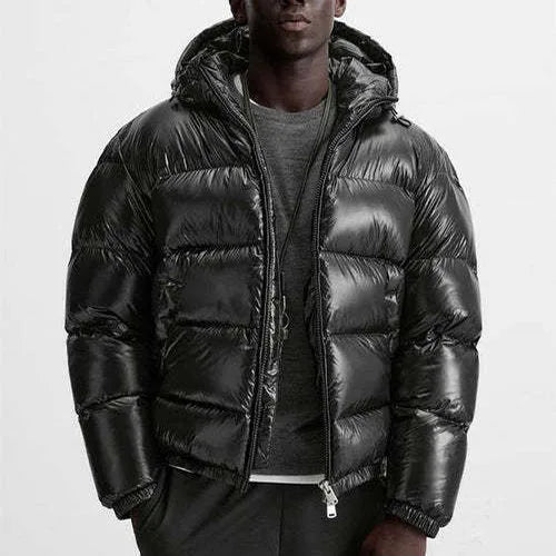Puffer jacket met capuchon