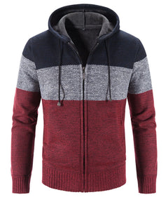 Hoodie met drie kleuren