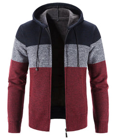 Hoodie met drie kleuren