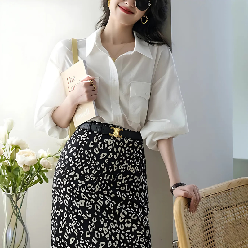 Riem met gouden accent en verstelbare lengte