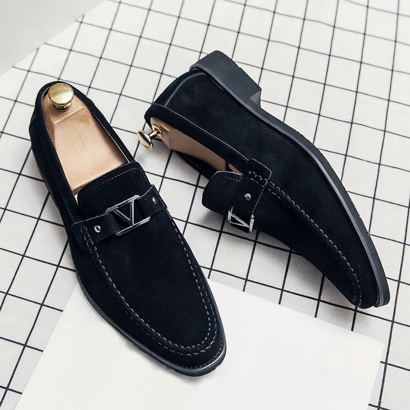 Loafers met metalen detail