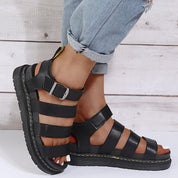 Stijlvolle Leren Sandalen - Trendy en Comfortabel