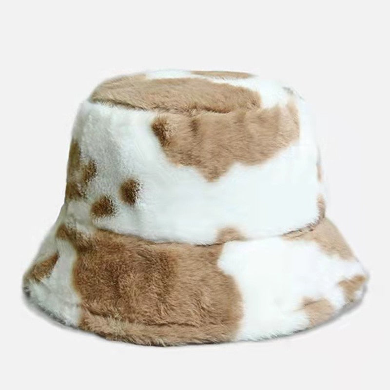 Nina | Warme & modieuze pluche bucket hat