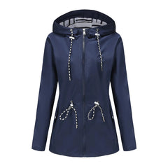 Waterdichte regenjas met capuchon