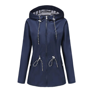 Waterdichte regenjas met capuchon