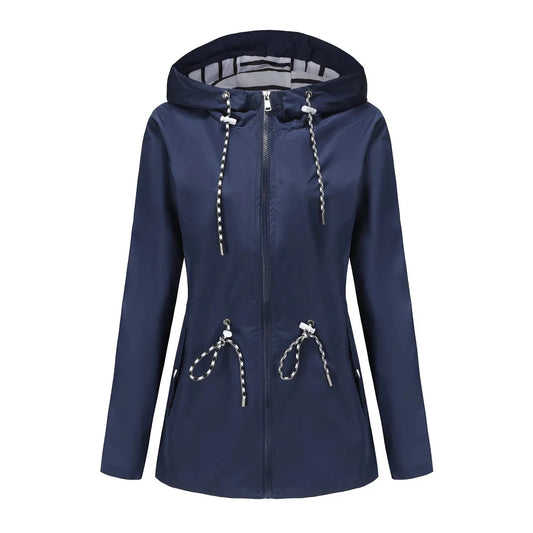 Waterdichte regenjas met capuchon