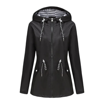 Waterdichte regenjas met capuchon