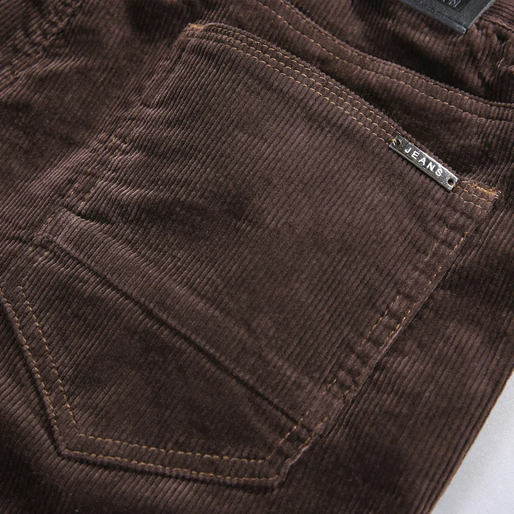 Elastische Corduroy heren broek | Ferdinand afbeelding 5