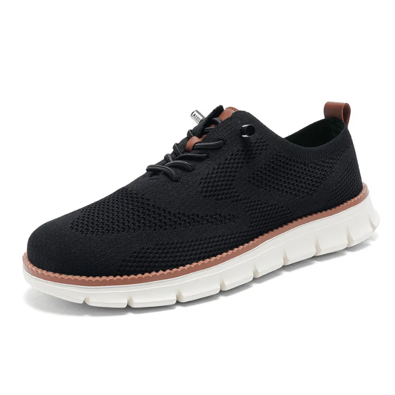 Lage sneakers met knit upper