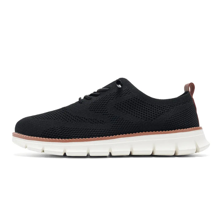 Lage sneakers met knit upper