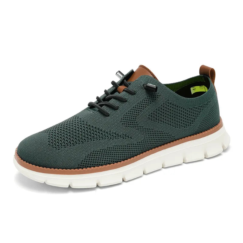 Lage sneakers met knit upper