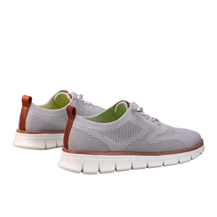 Lage sneakers met knit upper